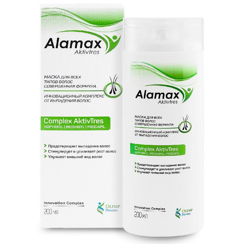 Аламакс маска для всех типов волос совершенная формула 200 мл