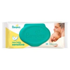 Детские влажные салфетки Pampers New Baby Sensitive 54 шт.