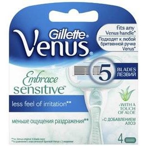 Сменны екассеты Gillette Venus Embrace Sensitive 4 шт.