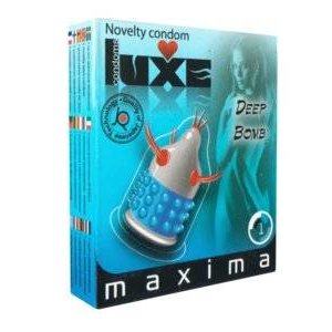 Презервативы Luxe Maxima Глубинная Бомба 1 шт.