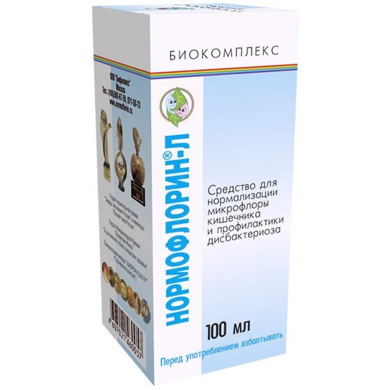 Нормофлорин-Л жидкий концентрат флакон 100 мл