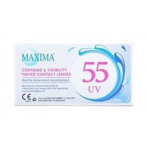 Контактные линзы Maxima 55 UV -3.00/8.6/14.2 на месяц asph 6 шт.