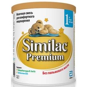 Similac Premium 1 Смесь сухая молочная от 0 до 6 мес., 400г