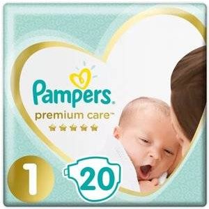 Подгузники Pampers Premium Care Newborn размер 1 2-5 кг 20 шт.