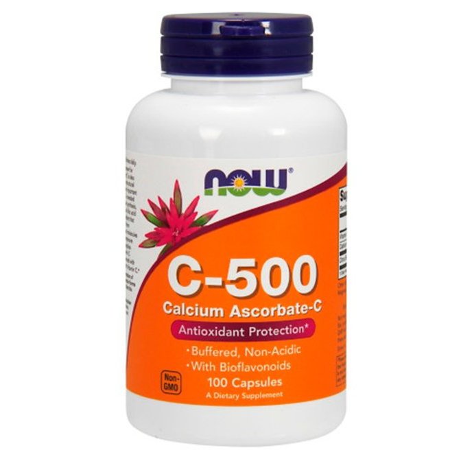 Витамин C Now Foods капсулы 500 мг 100 шт.