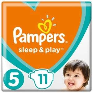 Подгузники Pampers Sleep&Play размер 5 11-16 кг 11 шт.