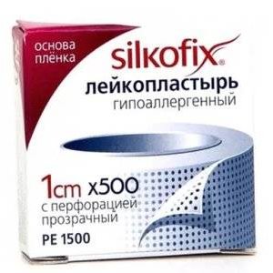Лейкопластырь Silkofix на полимерной основе 1х500 см