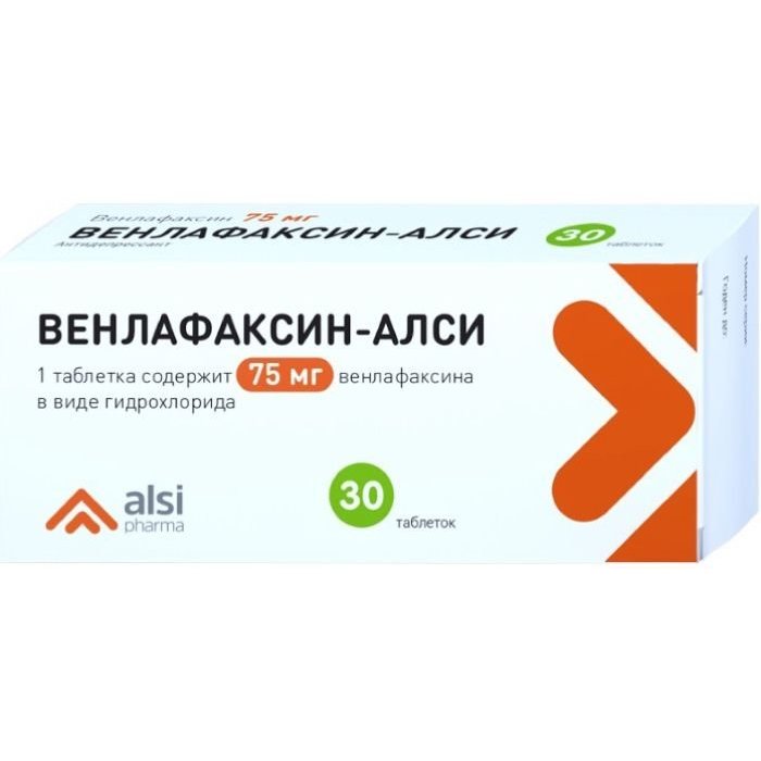 Венлафаксин-Алси таблетки 75 мг 30 шт.