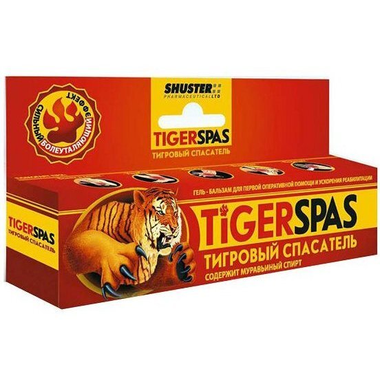 Гель-бальзам Тигровый спасатель Tigerspas 44 мл туба 1 шт.