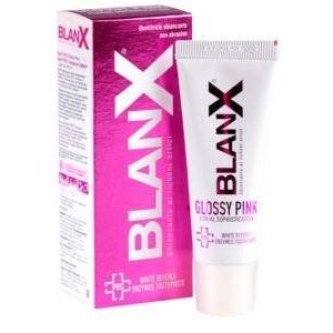 Зубная паста Blanx Pro Glossy Pink Глянцевый эффект 25 мл