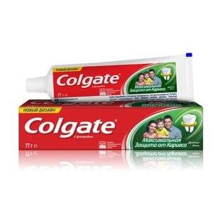 Зубная паста Colgate максимальная защита от кариеса двойная мята 50 мл