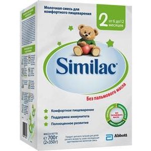 Similac 2 Смесь сухая молочная 6-12 мес., 350 г