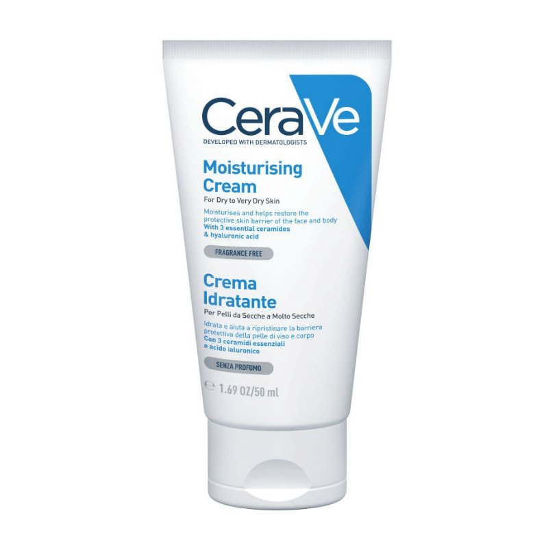 Крем увлажняющий CeraVe для сухой и очень сухой кожи лица и тела 50 мл