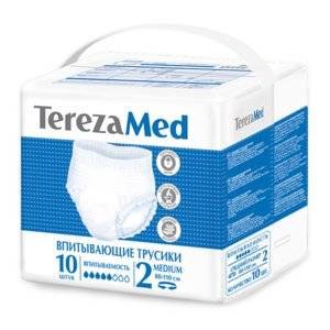 Подгузники-трусики для взрослых TerezaMed размер Medium 10 шт.