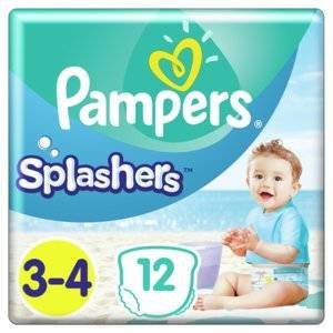 Трусики для плавания Pampers Splashers размер 3-4 12 шт.