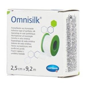 Пластырь Hartmann Omnisilk на шелковой основе 2,5х920 см