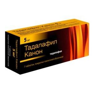 Тадалафил Канон таблетки 5 мг 28 шт.
