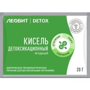 Кисель Леовит Detox детоксикационный ягодный 20 г 1 шт.