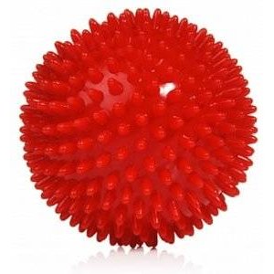 Мяч массажный Ортосила l-0109 для лечебной физкультуры красный 9 см