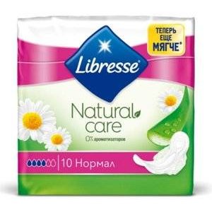 Прокладки Libresse Natural Care Ultra Normal гигиенические 10 шт.