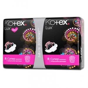 Прокладки Котекс (Kotex) Lux Super 16 шт.