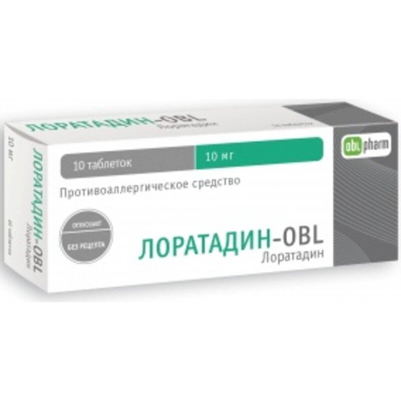 Лоратадин-OBL таблетки 10 мг 10 шт.