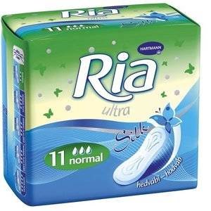 Прокладки Hartmann Ria Ultra Silk Sanitary Towels Normal 11 шт.
