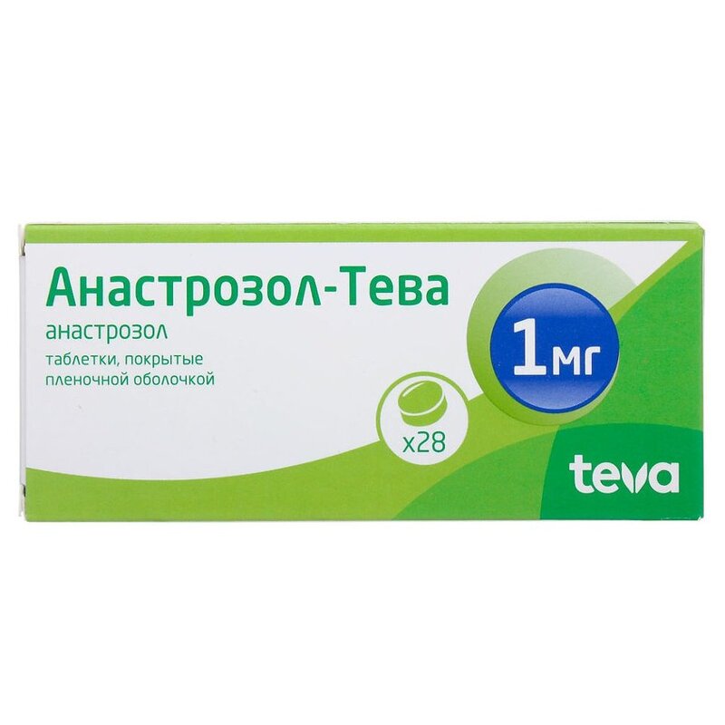 Анастрозол-Тева таблетки 1 мг 28 шт.