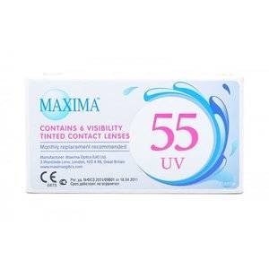 Контактные линзы Maxima 55 UV -2.50/8.6/14.2 на месяц 6 шт.