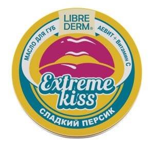 Масло для губ Librederm extreme kiss сладкий персик аевит+витамин С 20 мл