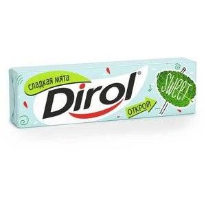 Жевательная резинка Dirol Dirol Сладкая мята 13,6 г