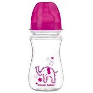 Бутылочка Canpol Babies антиколиковая с силиконовой соской 3 мес+ 240 мл арт. 35/206