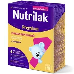 Nutrilak Гипоаллергенный молочная смесь с 0 мес., 350 г