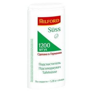 Сахарозаменитель Милфорд Suss таблетки 1200 шт.