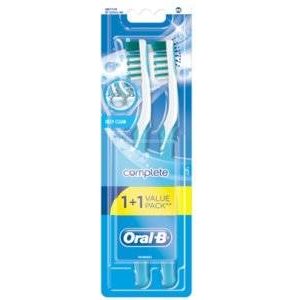 Зубная щетка Oral-B Комплекс Глубокая чистка средней жесткости 2 шт.