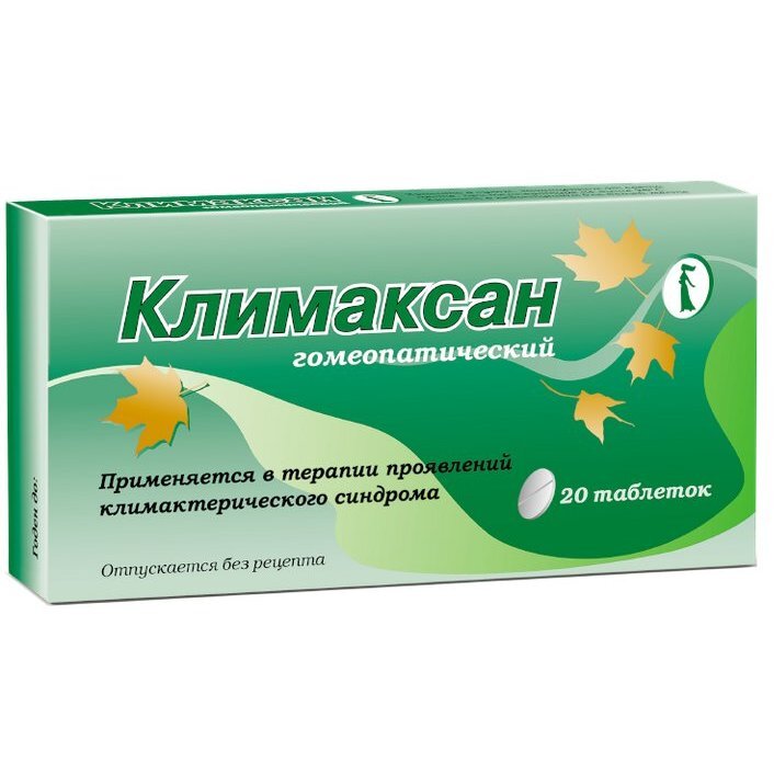 Климаксан таблетки гомеопатические 20 шт.