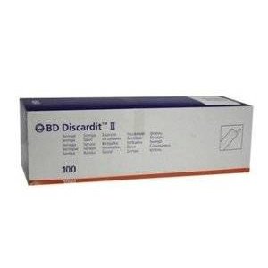 Шприц BD Discardit двухкомпонентный 10 мл с иглой 21G/0,8х40 мм 100 шт.