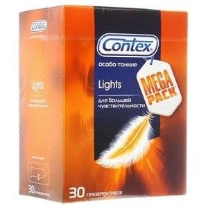 Презервативы Contex Lights Ультратонкие 30 шт.