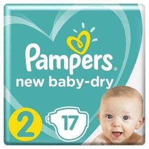 Подгузники Pampers New Baby Dry размер 2 3-6 кг 17 шт.
