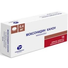 Моксонидин Канон таблетки 0,4 мг 14 шт.