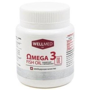 Омега-3 fish oil рыбий жир с витамином E капсулы 120 шт.