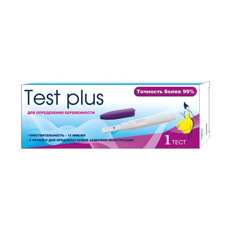 Test plus Тест для определения беременности струйный 1 шт.