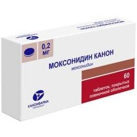 Моксонидин Канон таблетки 0,2 мг 60 шт.