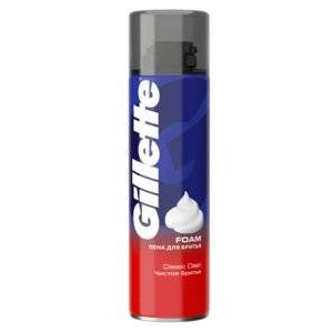Пена для бритья Gillette Classic Clean Чистое бритье 200 мл