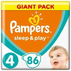 Подгузники Pampers Sleep&Play размер 4 7-14 кг 86 шт.