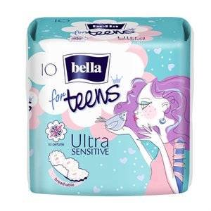 Прокладки Bella Ultra Sensitive for teens для подростков 10 шт.