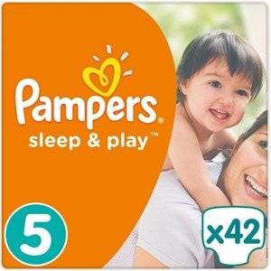 Подгузники Pampers Sleep&Play размер 5 11-18 кг 42 шт.
