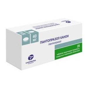 Пантопразол Канон таблетки 40 мг 28 шт.