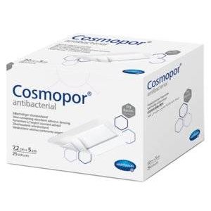 Повязка Hartmann Cosmopor Antibacterial самоклеящаяся 7,2х5 см 25 шт.
