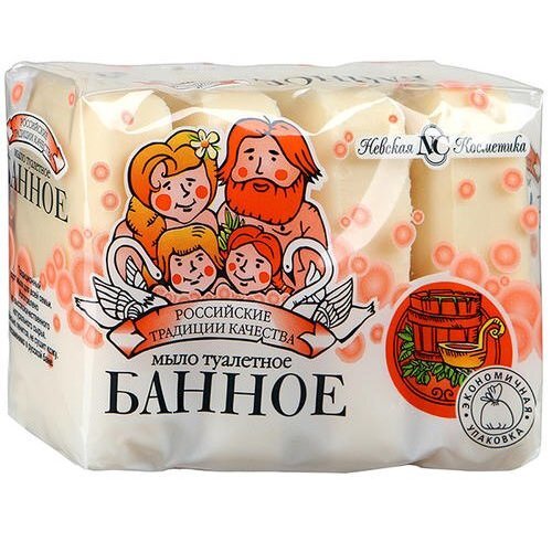 Мыло банное Невская Косметика 100 г 4 шт.